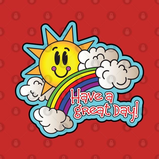 Have a great day! rainbow and sun by OrneryDevilDesign