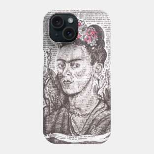 Typewriter Art: Frida Kahlo Phone Case