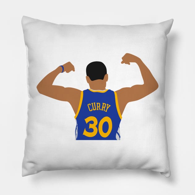 Stephen Curry Minimalist Pillow by ardianvector