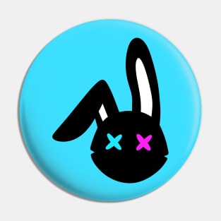 Dual X eyed Bunny Pin