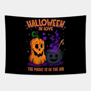 Halloween In Love. The Magic is in the Air Tapestry