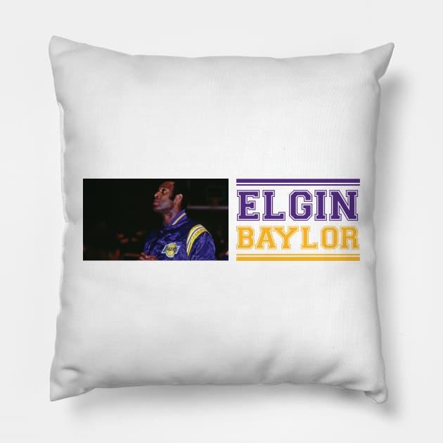 Elgin Baylor Pillow by BAOM_OMBA