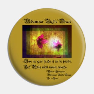 marriage of Titania; Salmon berry floral duet Pin