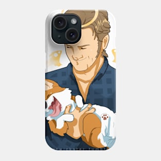 Gabrel and Corgi Phone Case