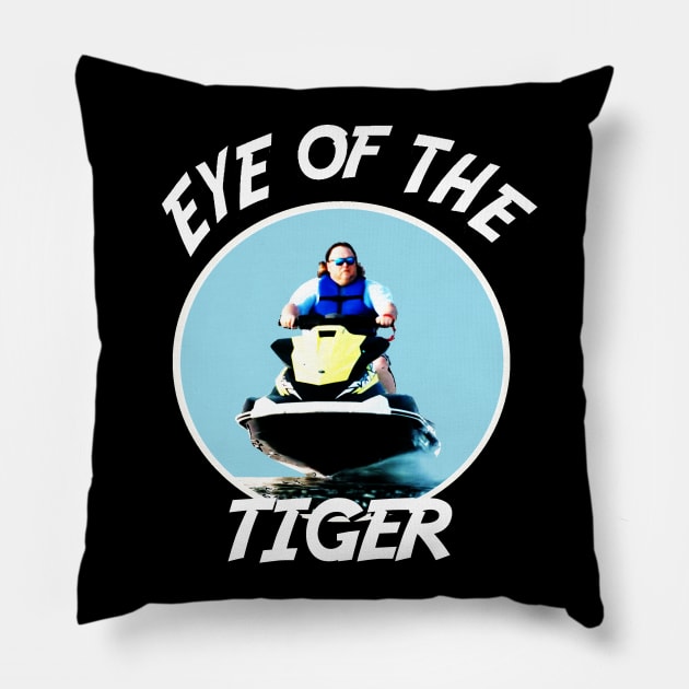 EYE OF THE TIGER Pillow by thedeuce