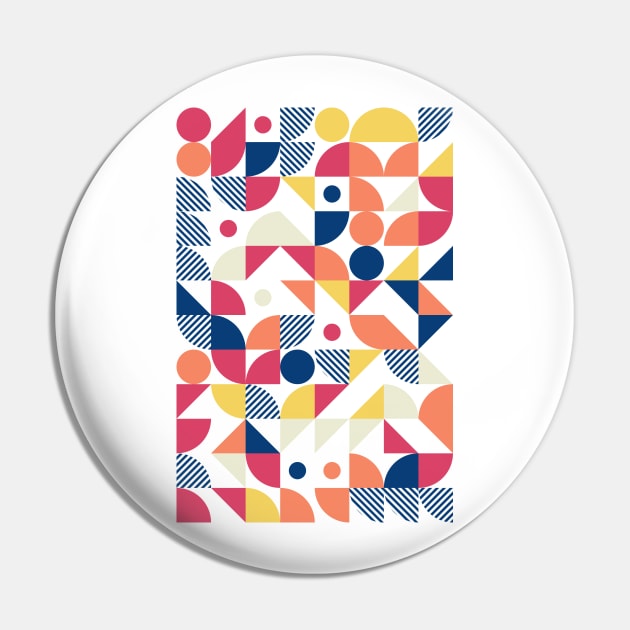 Colourful Geometric Animated Pattern Pin by Trendy-Now