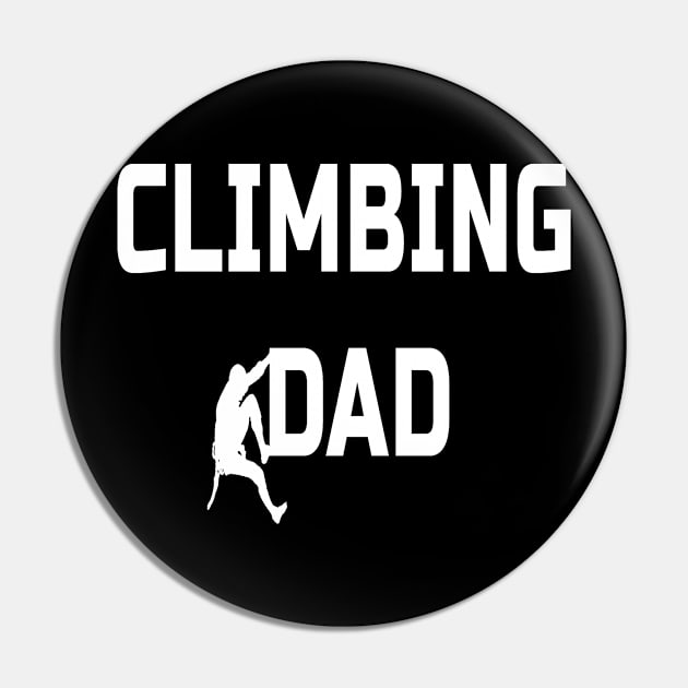 Climbing Dad Pin by Huschild