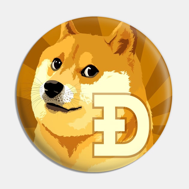 Dogecoin Pin by alohagang