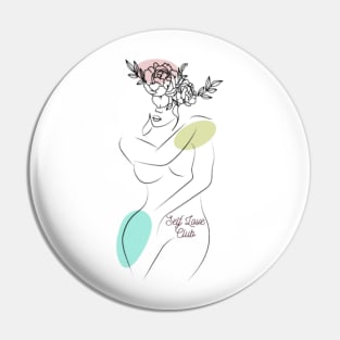 Self love club Pin