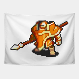 Knight Fighting Sprite Tapestry