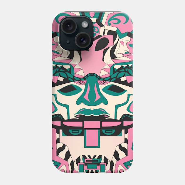 gemini man, veracruz helmet ecopop Phone Case by jorge_lebeau