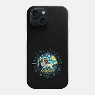 ZODIAC Aries - Astrological ARIRS - ARIRS - ZODIAC sign - Van Gogh style - 6 Phone Case