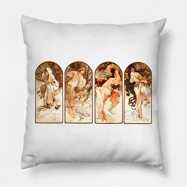 The Seasons Pillow by Allbestshirts