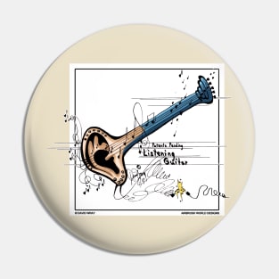 Ear Guitar Pin