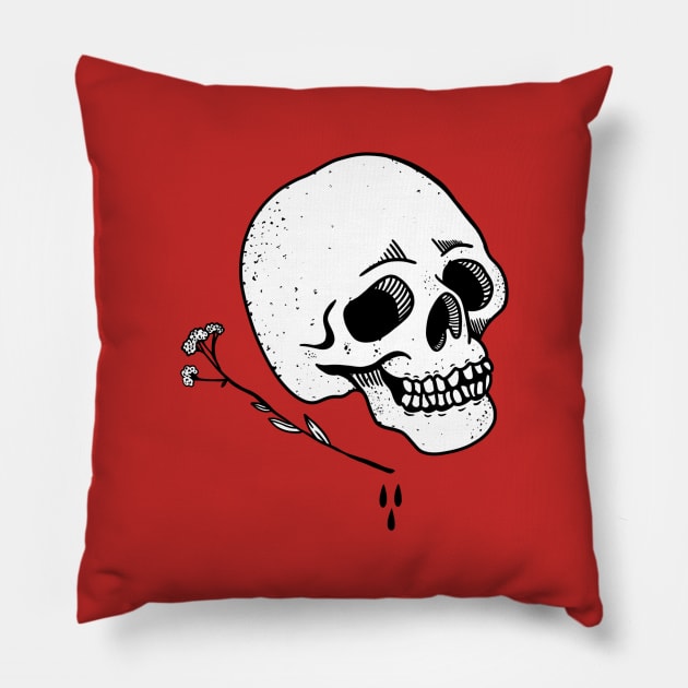 CRYBABY Pillow by TriciaRobinsonIllustration