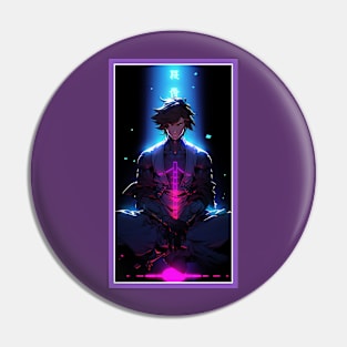 Anime Hero Power Meditation | Quality Anime Artwork | Anime Power Energy Meditation |  Manga Anime Art Pin