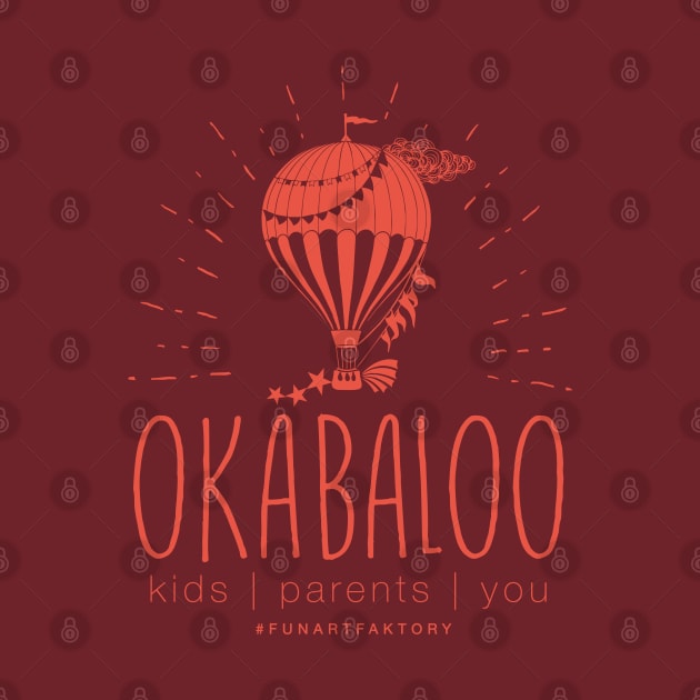 OKABALOO RED LOGO by OKABALOO #FunArtFaktory - The Arts & Fun Gallery