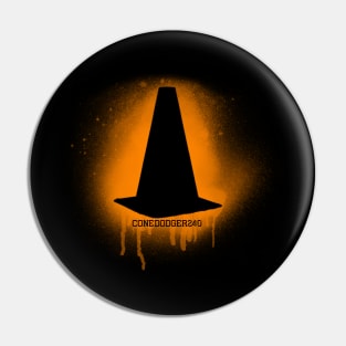 Cone Graffiti Pin