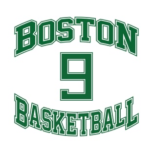 Boston Basketball Number 9 T-Shirt