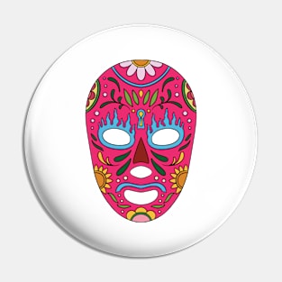 Mexican Wrestling Wrestler Lucha Libre Mask Mexico Pin