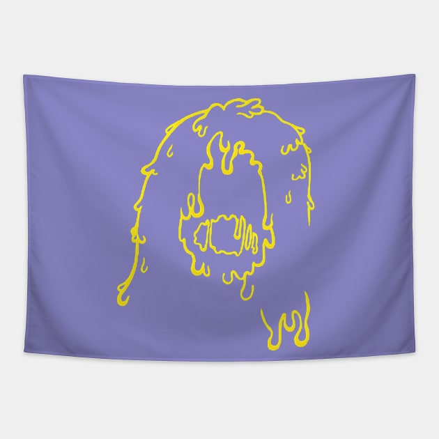 Yellow Slime Tapestry by LukahDrawsShit