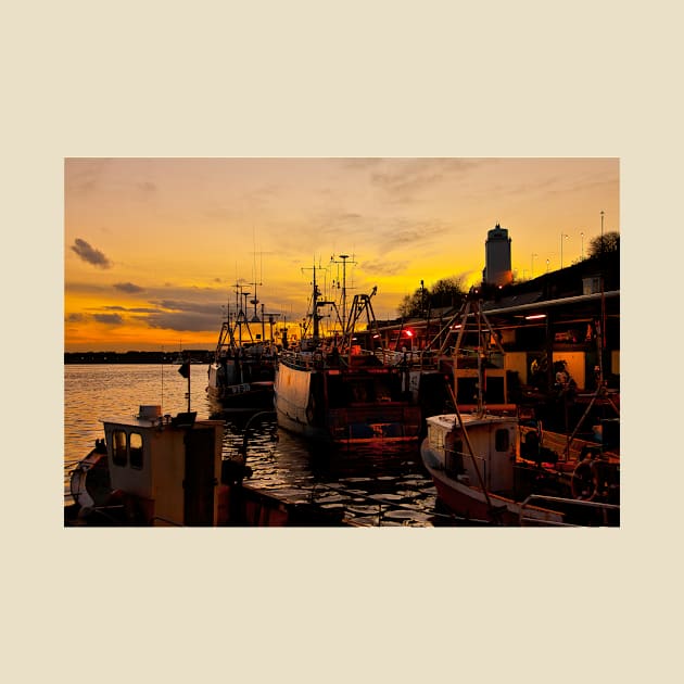 Sunset at North Shields Fish Quay by Violaman