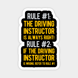 Driving Instructor Funny Gifts Magnet