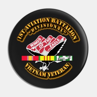 1st Aviation Battalion(Divisional) w SVC Ribbon Pin