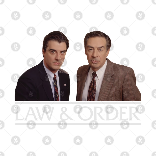 Law & Order - Logan, Briscoe - 90s Tv Show by wildzerouk