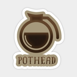 Coffee Pot Head Magnet