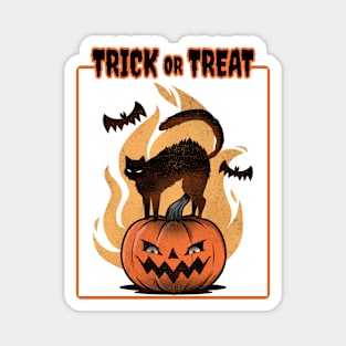 Trick Or Treat Halloween Magnet