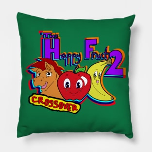 Happy Fruit 2 and Chess Crossover Pillow