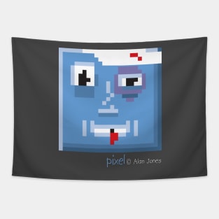 Pixel get's beat up Tapestry