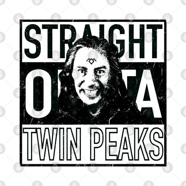 Straight Outta Twin Peaks - Bob, Fire Walk With Me, Horror Tshirt, Wanted Man, Halloween Sweatshirt, Monster Sticker by SSINAMOON COVEN