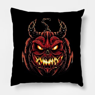 Halloween Jack-o-Lantern | Spooky Pumpkin Decoration Pillow