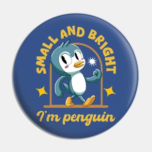 Funny Penguin Christmas Pin