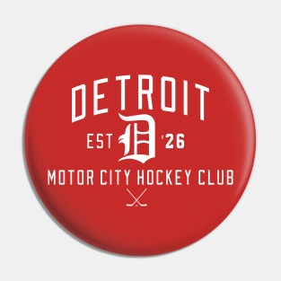 Motor City Hockey Club II Pin