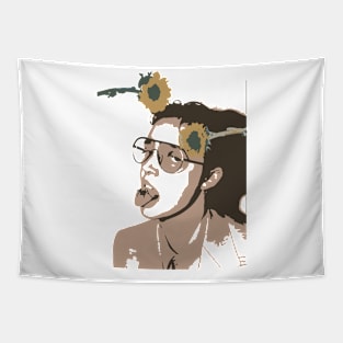 flower man Tapestry