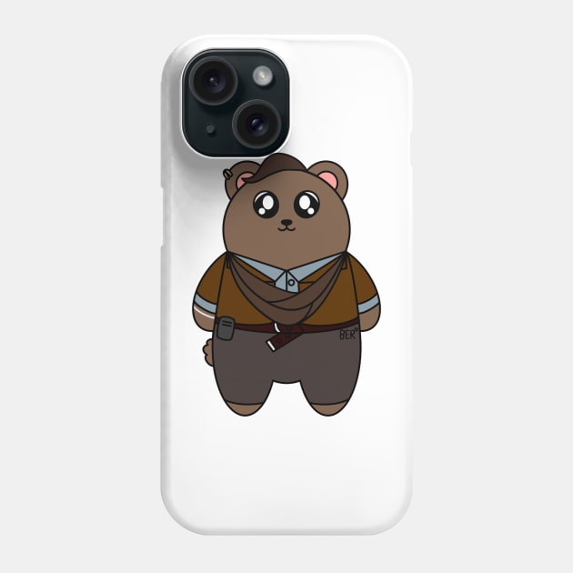 Zarina Kassir Bear Phone Case by SentABearToSpace 