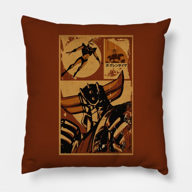 Robot Warrior Magazine Pillow by CTShirts