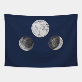 Three Moon Hatching Tapestry