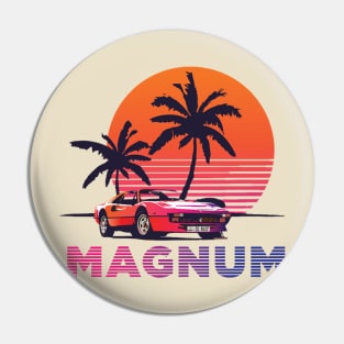 MAGNUM PI - RETRO Pin