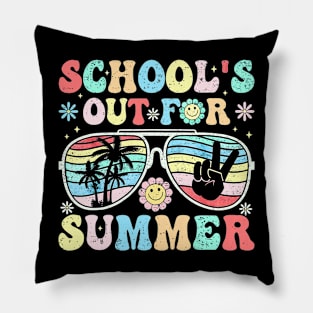 Last Day of School's Out For Summer Teacher Boys Girls Pillow