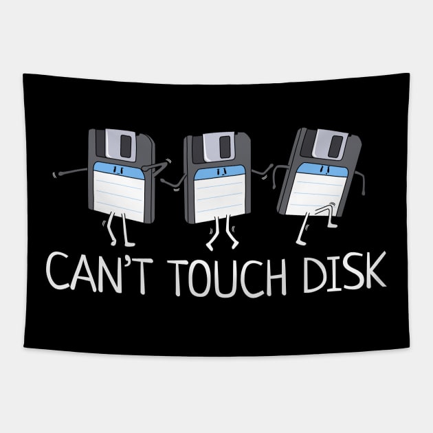 Can't Touch Disk Tapestry by NerdShizzle