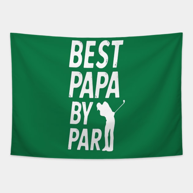 Golfing Papa Tapestry by hopeakorentoart