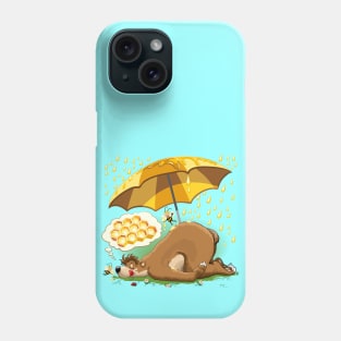 Bear Honey Sweet Dreams and Cute Bees Phone Case