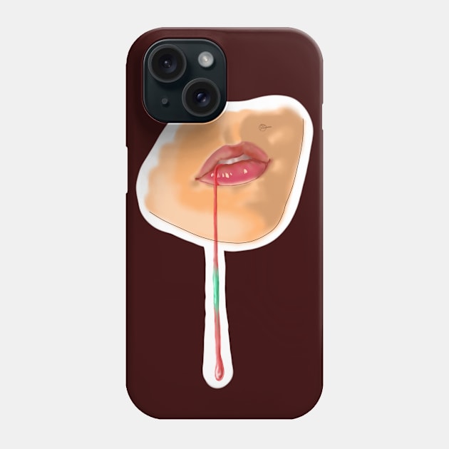 Bloody Visual Effect Phone Case by ShionS3