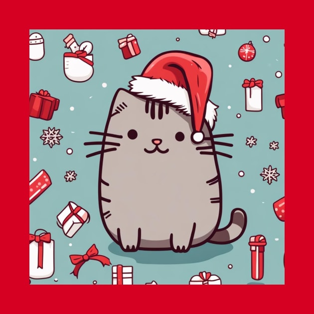 Pu-sheen Santa kitty by Love of animals