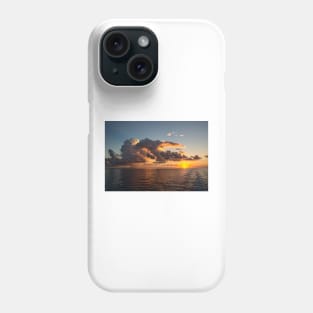 Sunrise from the stern of a Cruise Ship Phone Case