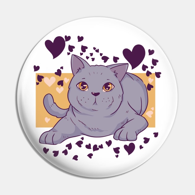 Cat Valentine Pin by ArtRoute02